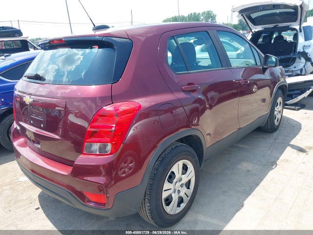 2017 Chevrolet Trax Ls მანქანა იყიდება აუქციონზე, vin: 3GNCJKSB7HL275276, აუქციონის ნომერი: 45501729