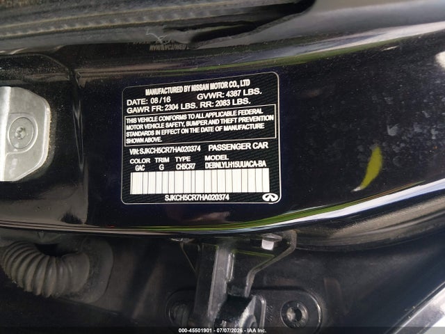 Infiniti Qx30 Premium 2017 SJKCH5CR7HA020374 Image 9