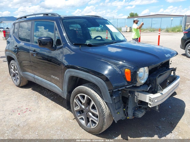 Aukcja sprzedaży 2016 Jeep Renegade Latitude, vin: ZACCJBBT8GPE16895, numer aukcji: 45501950