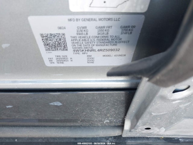 4W5KHNRL4RZ509032 Acura Zdx A-spec