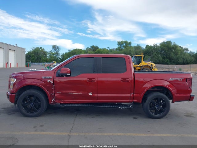 45502245 :رقم المزاد ، 1FTEW1EG5HFB45527 vin ، 2017 Ford F-150 Lariat مزاد بيع