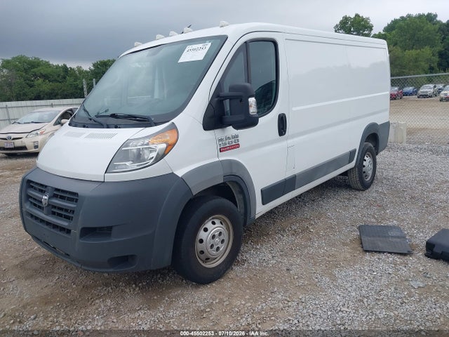 45502253 :رقم المزاد ، 3C6TRVAG8HE552691 vin ، 2017 Ram Promaster 1500 Low Roof 136 Wb مزاد بيع