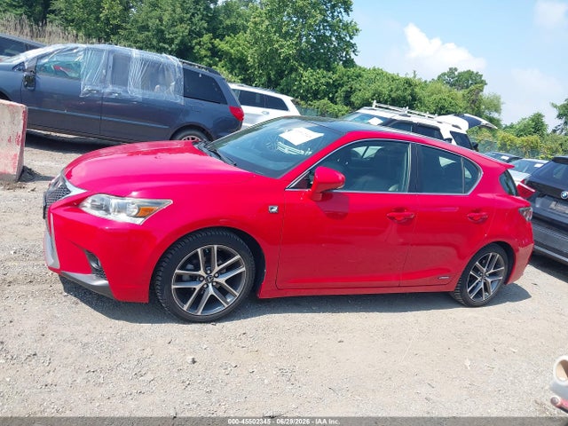 45502345 :رقم المزاد ، JTHKD5BH7E2194758 vin ، 2014 Lexus Ct 200h مزاد بيع