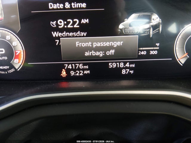 Aukcja sprzedaży 2021 Audi A5 Sportback Premium Plus 45 Tfsi Quattro S Tronic, vin: WAUFACF59MA042594, numer aukcji: 45502430