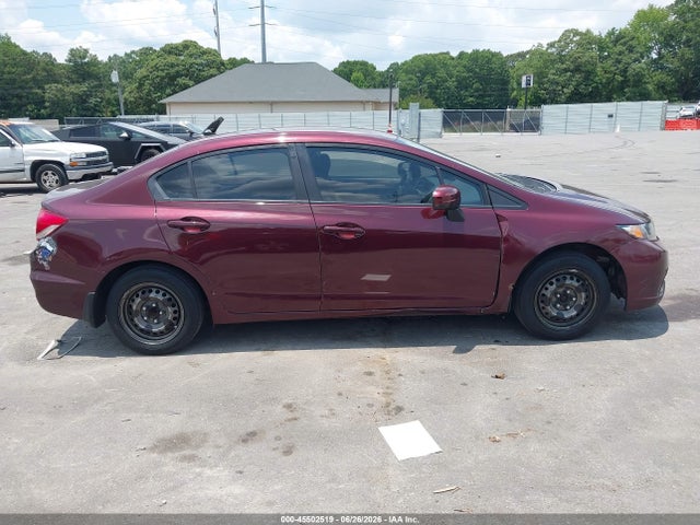 45502519 :رقم المزاد ، 19XFB2F52FE015442 vin ، 2015 Honda Civic Lx مزاد بيع