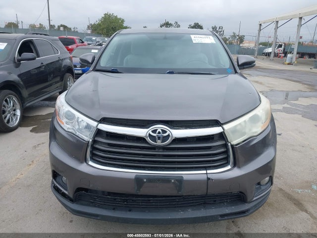2014 Toyota Highlander Le Plus V6 მანქანა იყიდება აუქციონზე, vin: 5TDZKRFH7ES030538, აუქციონის ნომერი: 45502593