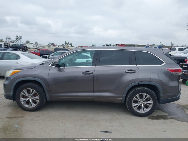 2014 Toyota Highlander Le Plus V6 მანქანა იყიდება აუქციონზე, vin: 5TDZKRFH7ES030538, აუქციონის ნომერი: 45502593