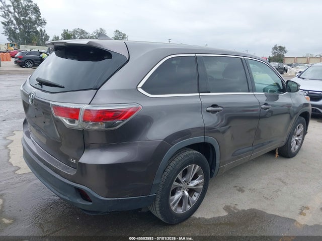 2014 Toyota Highlander Le Plus V6 მანქანა იყიდება აუქციონზე, vin: 5TDZKRFH7ES030538, აუქციონის ნომერი: 45502593
