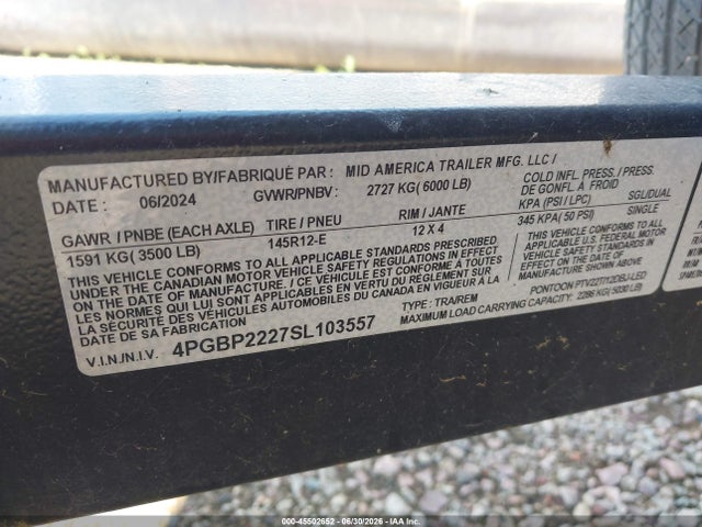 Aukcja sprzedaży 2024 Bennington Pontoon, vin: ETWC3904E424, numer aukcji: 45502652