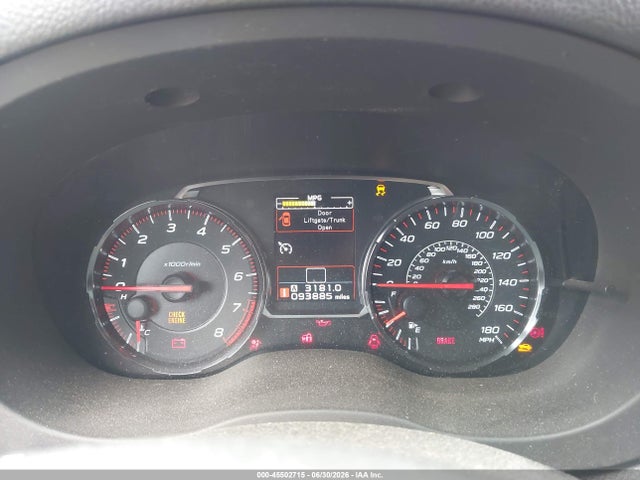 45502715 :رقم المزاد ، JF1VA1C6XJ9821425 vin ، 2018 Subaru Wrx Premium مزاد بيع