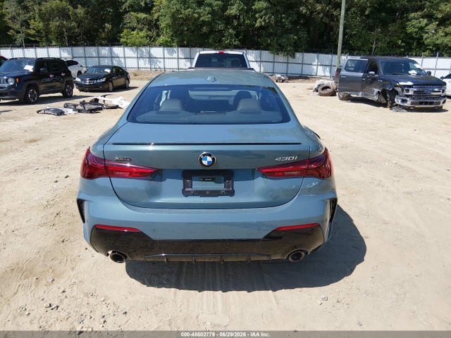 2026 Bmw 430i Xdrive მანქანა იყიდება აუქციონზე, vin: WBA63DA09TCW73568, აუქციონის ნომერი: 45502779