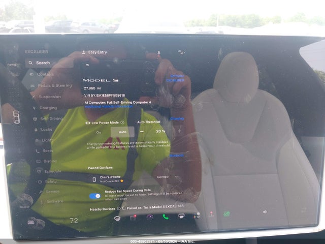 Продажа на аукционе авто 2023 Tesla Model S Dual Motor All-wheel Drive/standard Range, vin: 5YJSA1E58PF505618, номер лота: 45502871