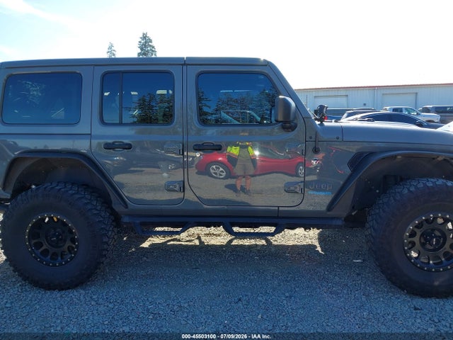 Продажа на аукционе авто 2021 Jeep Wrangler 4xe Unlimited Rubicon 4x4, vin: 1C4JJXR64MW824992, номер лота: 45503100