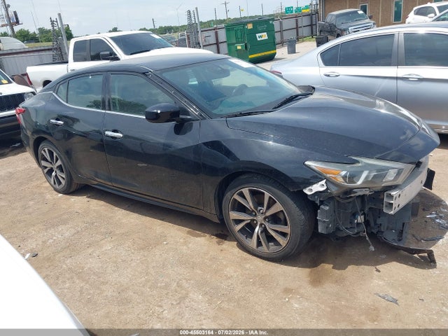2017 Nissan Maxima 3.5 S მანქანა იყიდება აუქციონზე, vin: 1N4AA6AP2HC381155, აუქციონის ნომერი: 45503164