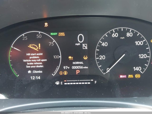 Aukcja sprzedaży 2026 Honda Civic Hybrid Sport/sport Touring, vin: 2HGFE4F85TH346532, numer aukcji: 45503172