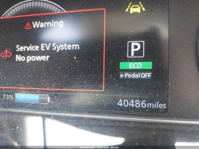 Auction sale of the 2019 Nissan Leaf Sv Plus, vin: 1N4BZ1CP3KC313211, lot number: 45503228