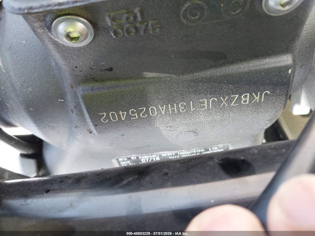 2017 Kawasaki Zx636 E მანქანა იყიდება აუქციონზე, vin: JKBZXJE13HA025402, აუქციონის ნომერი: 45503229