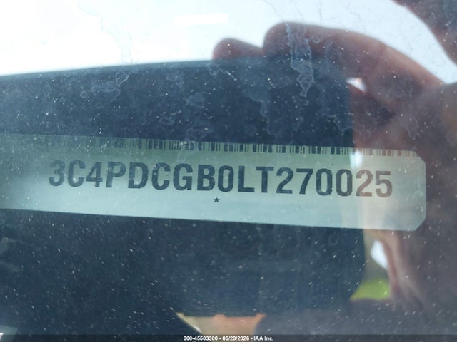 45503300 :رقم المزاد ، 3C4PDCGB0LT270025 vin ، 2020 Dodge Journey Crossroad مزاد بيع