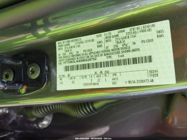 Ford F-150 Lightning Xlt 2025 1FTVW3LK8SWG29752 Image 9
