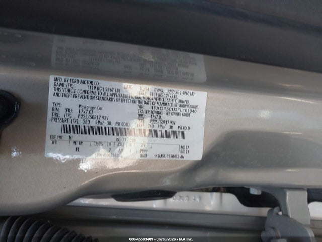 Ford C-max Energi Sel 2015 1FADP5CU3FL101040 Image 9