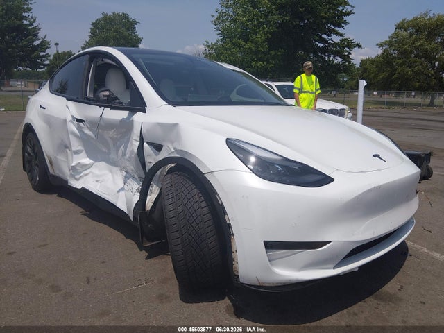 Aukcja sprzedaży 2022 Tesla Model Y Performance Dual Motor All-wheel Drive, vin: 7SAYGDEF8NF517481, numer aukcji: 45503577