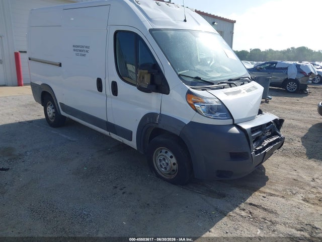 2018 Ram Promaster 2500 High Roof 136 Wb მანქანა იყიდება აუქციონზე, vin: 3C6TRVCG7JE113131, აუქციონის ნომერი: 45503617