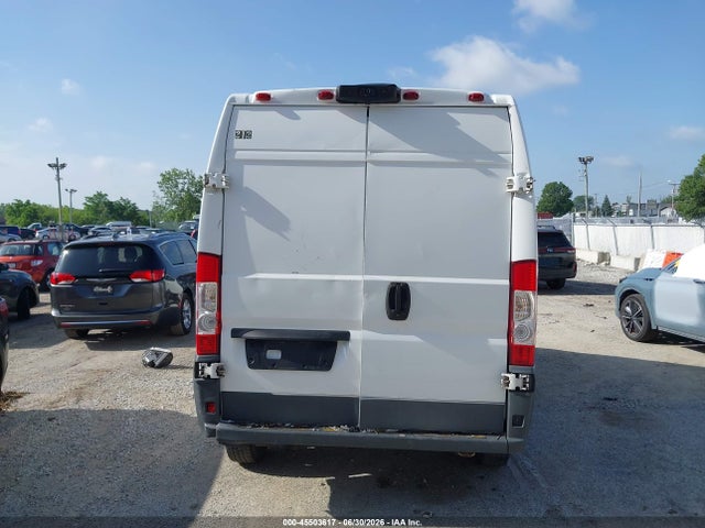 2018 Ram Promaster 2500 High Roof 136 Wb მანქანა იყიდება აუქციონზე, vin: 3C6TRVCG7JE113131, აუქციონის ნომერი: 45503617
