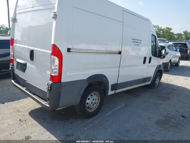 2018 Ram Promaster 2500 High Roof 136 Wb მანქანა იყიდება აუქციონზე, vin: 3C6TRVCG7JE113131, აუქციონის ნომერი: 45503617