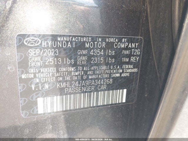 Hyundai SONATA SE 2023 KMHL24JA9PA344268 Image 9