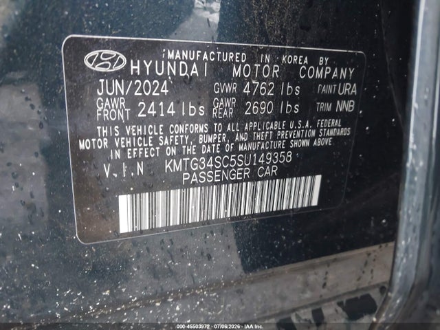 Продаж на аукціоні авто 2025 Genesis G70 2.5t Rwd, vin: KMTG34SC5SU149358, номер лоту: 45503972