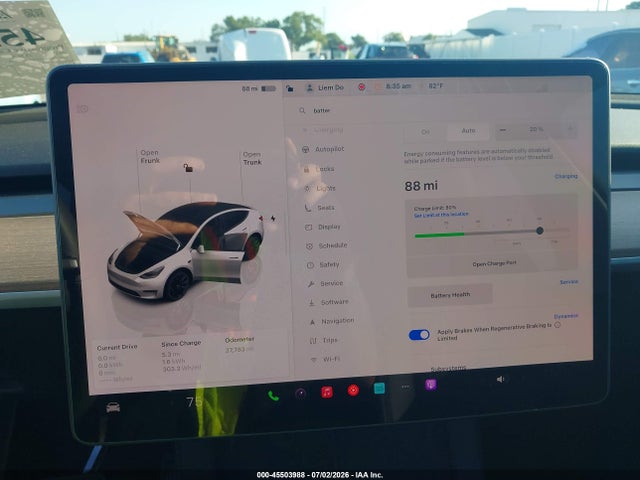 Продаж на аукціоні авто 2023 Tesla Model Y Awd/long Range Dual Motor All-wheel Drive, vin: 7SAYGDEE4PA113178, номер лоту: 45503988