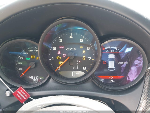 Aukcja sprzedaży 2017 Porsche Macan Gts, vin: WP1AG2A57HLB54994, numer aukcji: 45504022