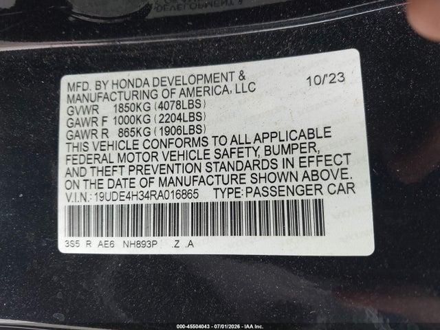 Acura Integra A-spec 2024 19UDE4H34RA016865 Image 9