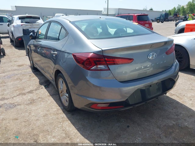 2019 Hyundai Elantra Sel მანქანა იყიდება აუქციონზე, vin: 5NPD84LF7KH458044, აუქციონის ნომერი: 45504252