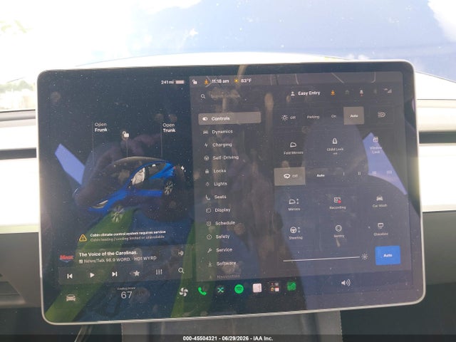 Продажа на аукционе авто 2021 Tesla Model Y Long Range Dual Motor All-wheel Drive, vin: 5YJYGDEE3MF187459, номер лота: 45504321