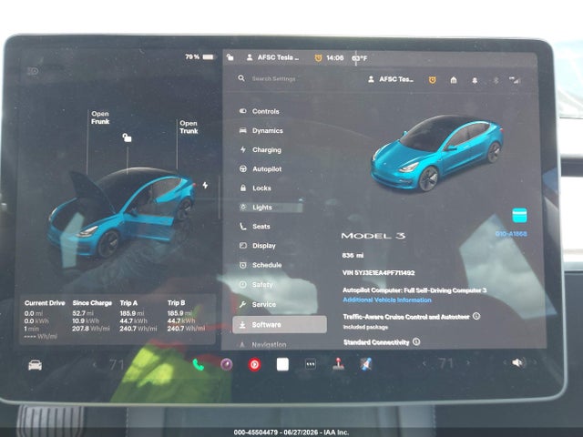 Tesla Model 3 Rear-wheel Drive 2023 5YJ3E1EA4PF711492 Image 7