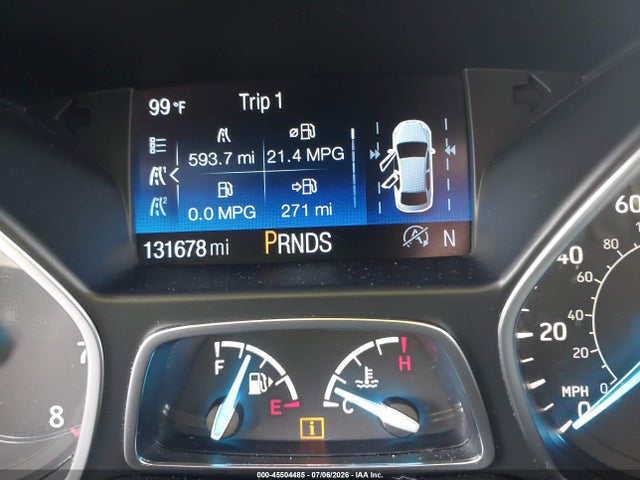 45504485 :رقم المزاد ، 1FMCU9J9XJUC43582 vin ، 2018 Ford Escape Titanium مزاد بيع