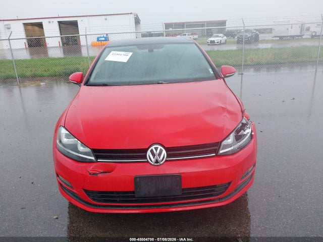 2015 Volkswagen Golf Tdi Se 4-door მანქანა იყიდება აუქციონზე, vin: 3VW2A7AU5FM020098, აუქციონის ნომერი: 45504700