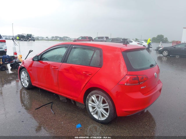 2015 Volkswagen Golf Tdi Se 4-door მანქანა იყიდება აუქციონზე, vin: 3VW2A7AU5FM020098, აუქციონის ნომერი: 45504700