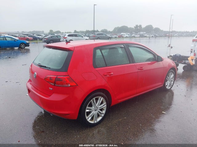 2015 Volkswagen Golf Tdi Se 4-door მანქანა იყიდება აუქციონზე, vin: 3VW2A7AU5FM020098, აუქციონის ნომერი: 45504700