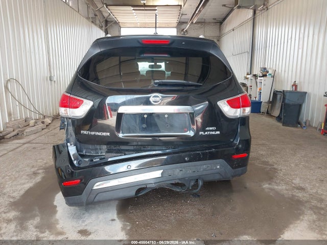 2014 Nissan Pathfinder Platinum მანქანა იყიდება აუქციონზე, vin: 5N1AR2MM7EC601345, აუქციონის ნომერი: 45504753