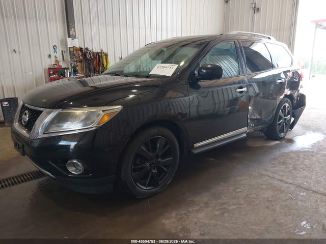 2014 Nissan Pathfinder Platinum მანქანა იყიდება აუქციონზე, vin: 5N1AR2MM7EC601345, აუქციონის ნომერი: 45504753