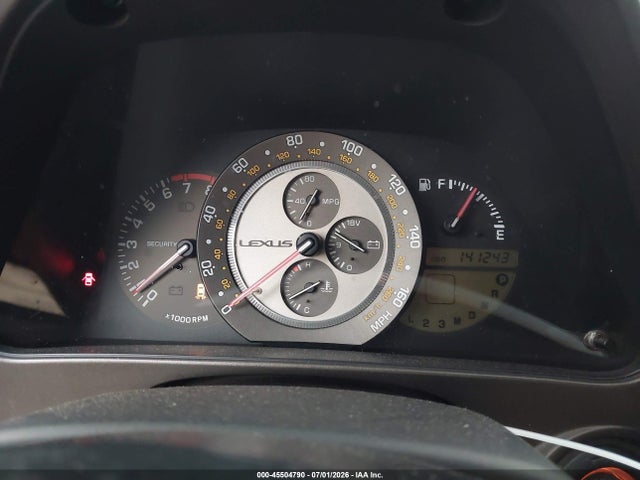 45504790 :رقم المزاد ، JTHBD182010007183 vin ، 2001 Lexus Is 300 مزاد بيع