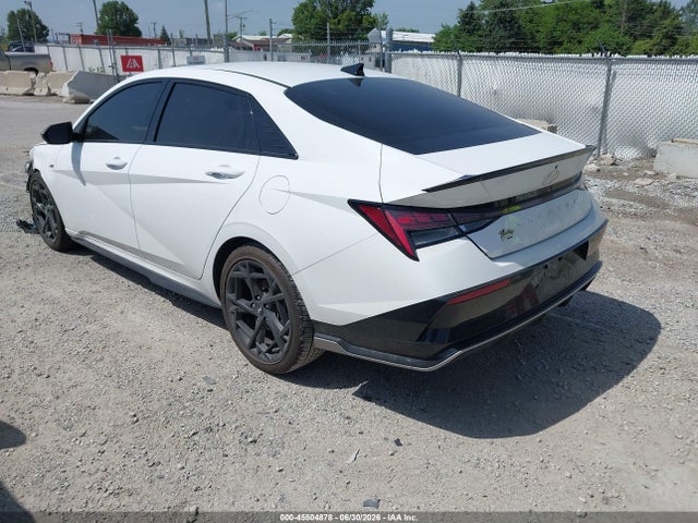 2025 Hyundai Elantra N Line მანქანა იყიდება აუქციონზე, vin: KMHLR4DF7SU865869, აუქციონის ნომერი: 45504878