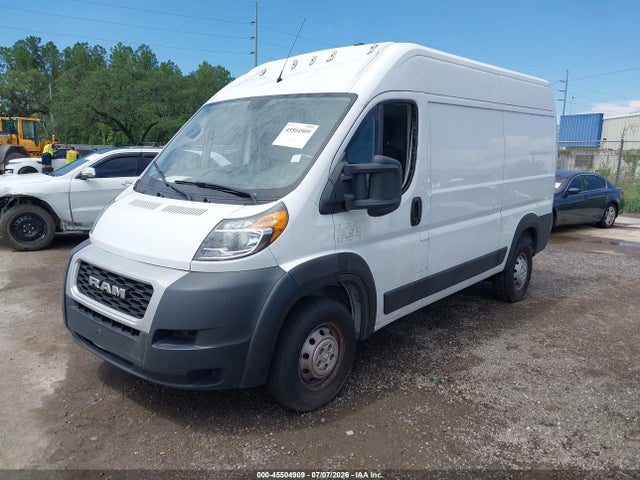 45504909 :رقم المزاد ، 3C6TRVBG2KE556483 vin ، 2019 Ram Promaster 1500 High Roof 136 Wb مزاد بيع