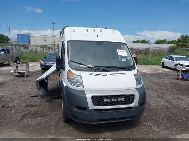 45504909 :رقم المزاد ، 3C6TRVBG2KE556483 vin ، 2019 Ram Promaster 1500 High Roof 136 Wb مزاد بيع