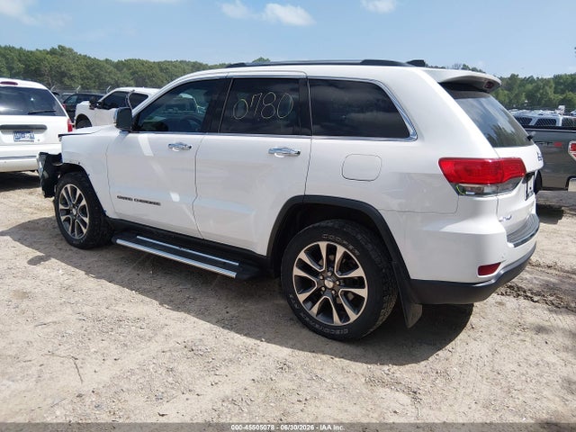 Aukcja sprzedaży 2018 Jeep Grand Cherokee Limited 4x4, vin: 1C4RJFBG3JC108372, numer aukcji: 45505078