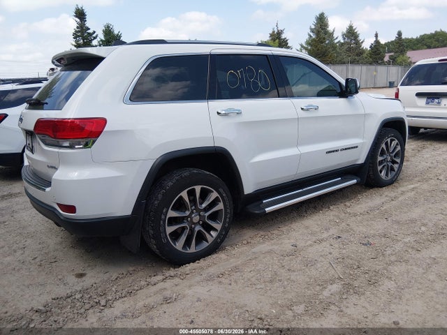 Aukcja sprzedaży 2018 Jeep Grand Cherokee Limited 4x4, vin: 1C4RJFBG3JC108372, numer aukcji: 45505078