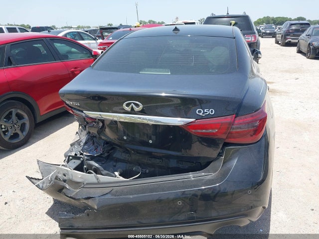 2020 Infiniti Q50 Luxe მანქანა იყიდება აუქციონზე, vin: JN1EV7AP1LM204754, აუქციონის ნომერი: 45505102