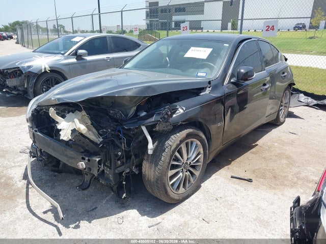 2020 Infiniti Q50 Luxe მანქანა იყიდება აუქციონზე, vin: JN1EV7AP1LM204754, აუქციონის ნომერი: 45505102
